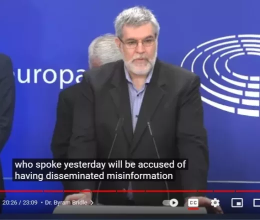 European Parliament Members, Dr. Robert Malone & Byram Bridle – press conference after the International Covid Summit III